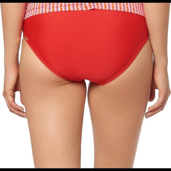 NWT Ellen Tracy Red Bikini Bottoms - Size 12 - Picture 2 of 8